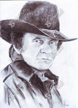Portret Johnny Cash