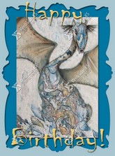 Verjaardagskaart Draak