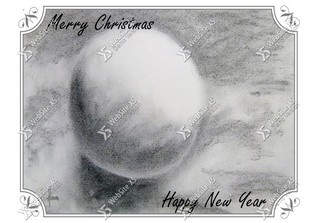 Kerstkaart Engels Snowball